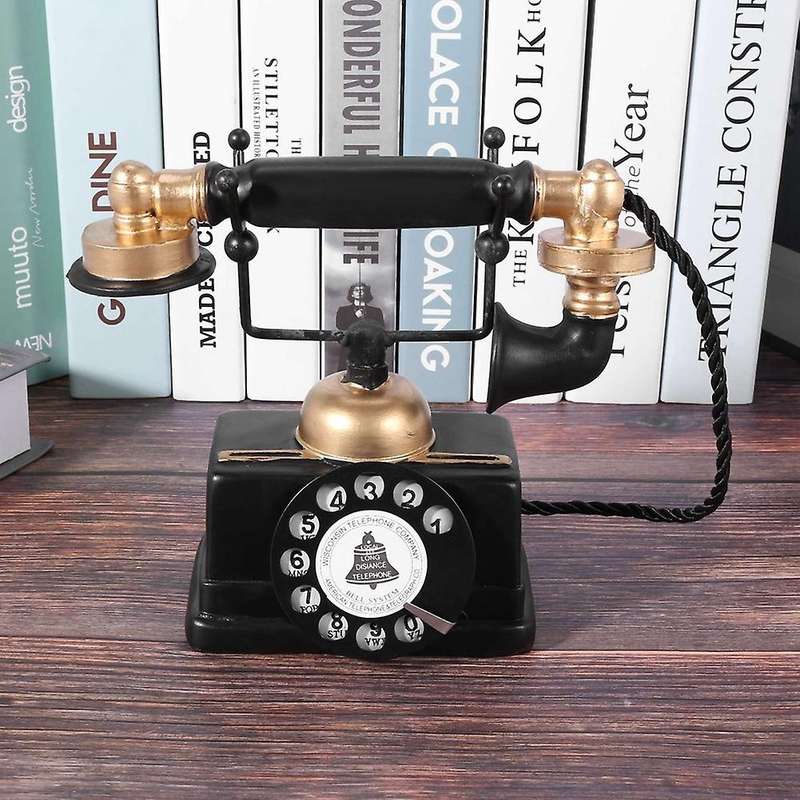 Industrial Retro Rotary Phone Model Decoration Shoot Props
