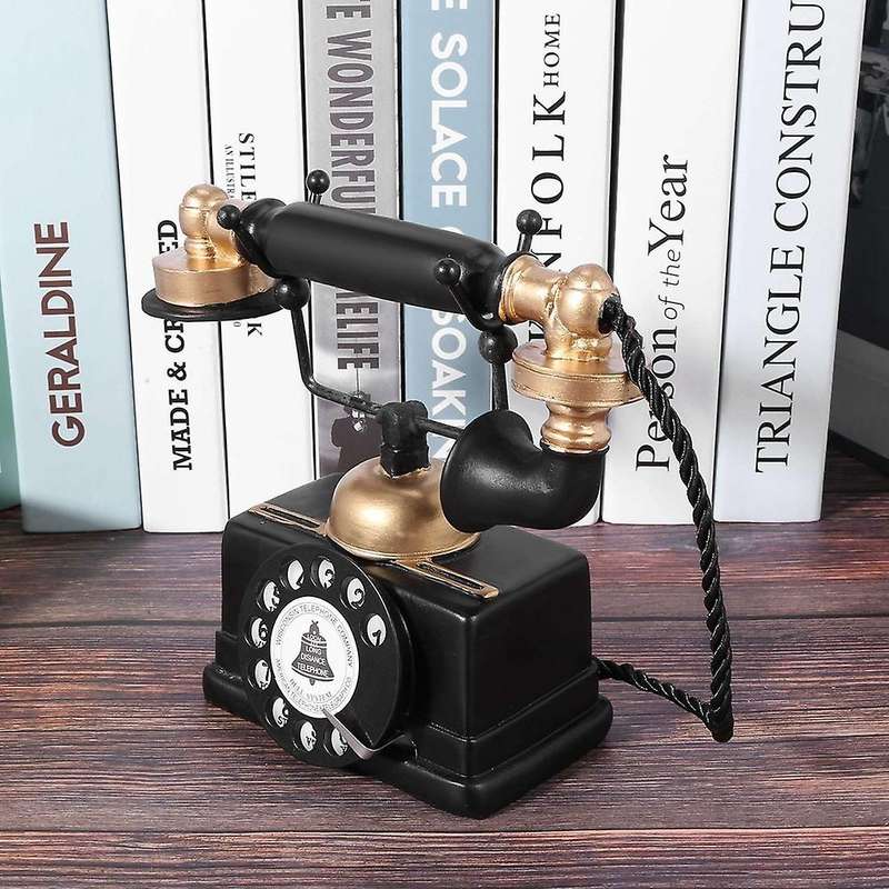Industrial Retro Rotary Phone Model Decoration Shoot Props