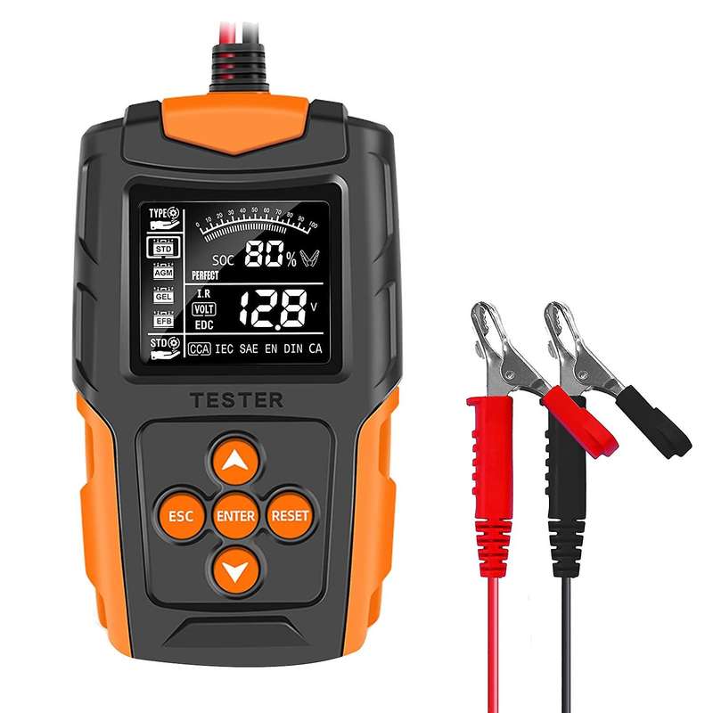 Battery Tester 12v 24v Automotive Cca Digital Auto Battery Analyzer