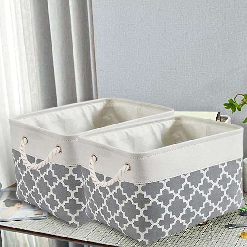 3 Pack Storage Bins Fabric Storage Basket for Organizing Closet Shelf