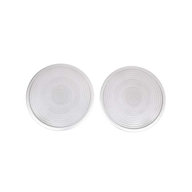 2pcs Car Stainless Steel Front Door Audio Speaker Tweeters Grille
