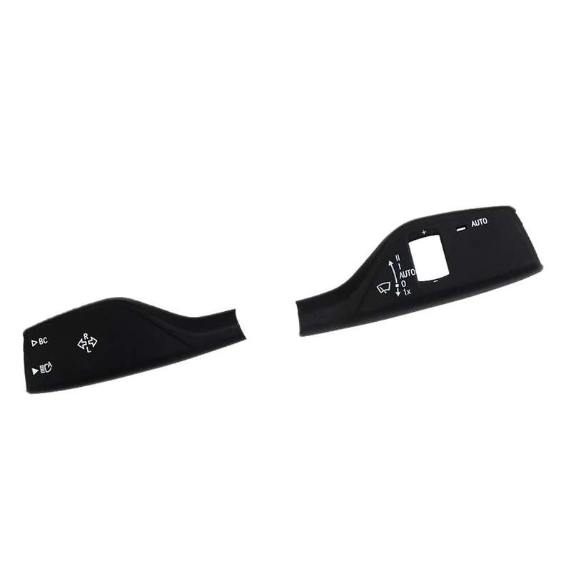 Car Matte Black Turn Signal Lever Switch Cover Trim For-bmw G20 G30