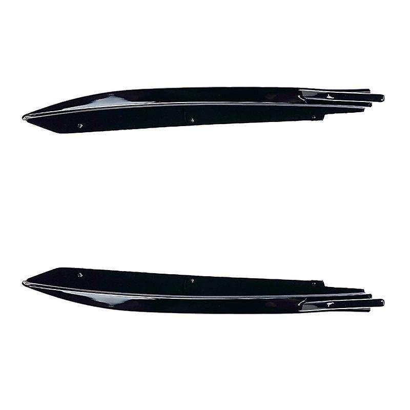 For Bmw Rear Bumper Lip Angle Diffuser Splitter Spoiler Bright Black