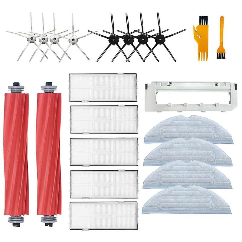 Main Side Brush Hepa Filter Brush Cover for Xiaomi Roborock S7 T7