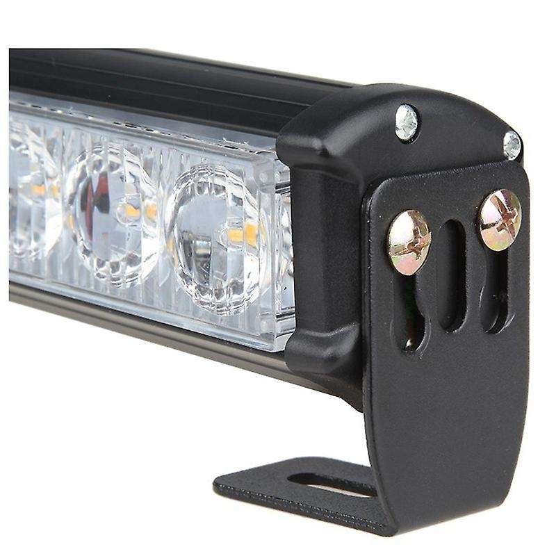Emergency Traffic Advisor Flash Strobe Light Bar(white and Yellow)