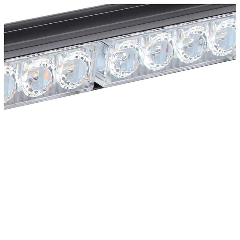 Emergency Traffic Advisor Flash Strobe Light Bar(white and Yellow)