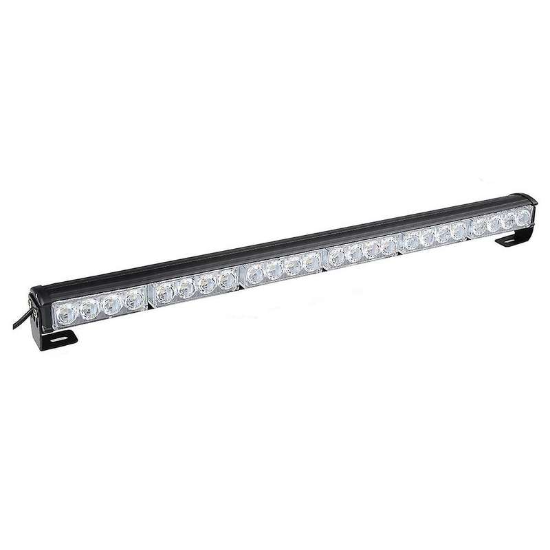 Emergency Traffic Advisor Flash Strobe Light Bar(white and Yellow)