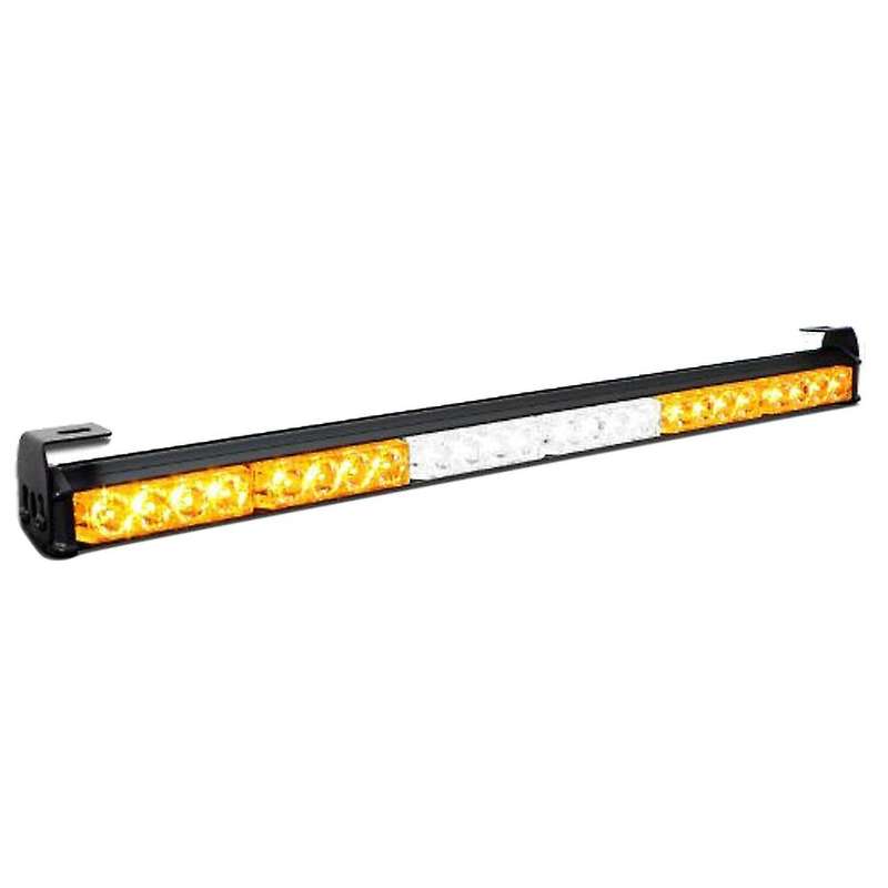 Emergency Traffic Advisor Flash Strobe Light Bar(white and Yellow)