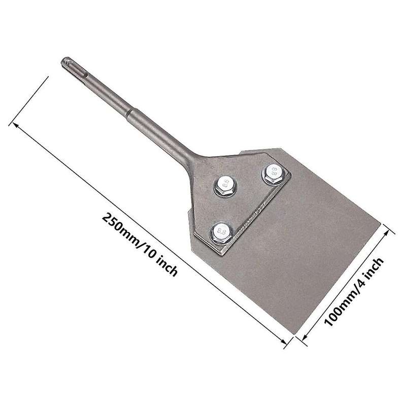 Sds Plus Floor Scraper Tool, 4 Inch Wide Wall Scraper Compatible