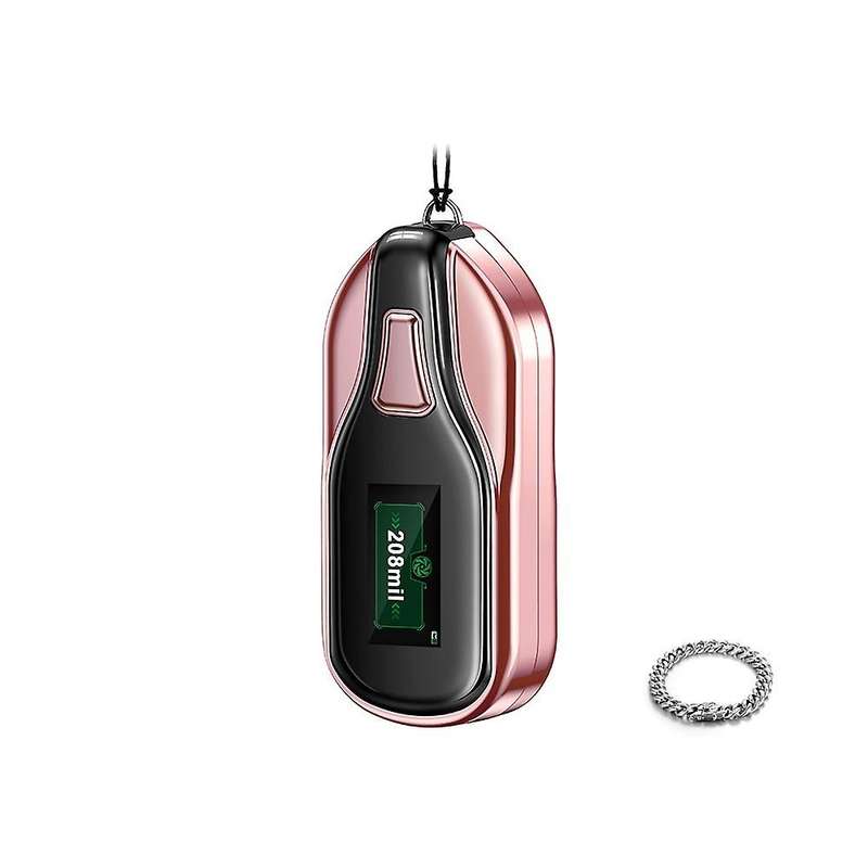 Personal Wearable Air Purifier Necklace with Lcd Screen Display C