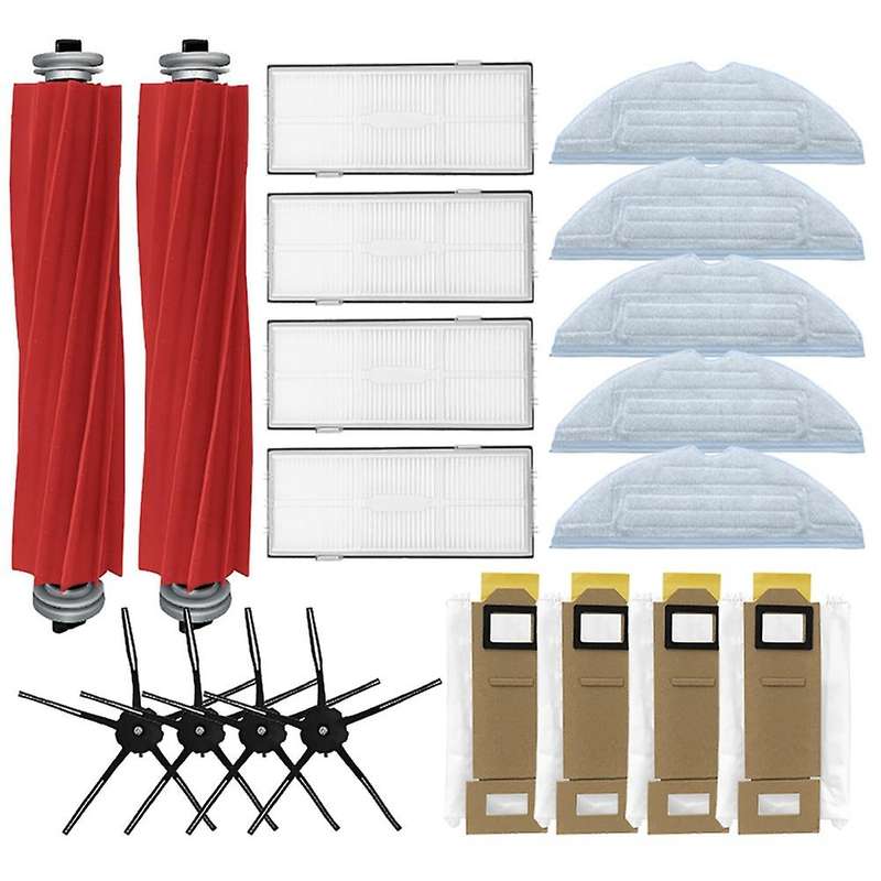 Main Side Brush Mop Cloth Filter Dust Bag Replacement for Xiaomi