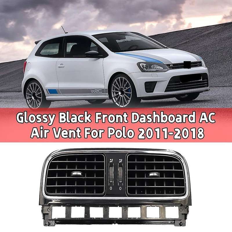 Car Glossy Black Front Dashboard Ac Air Vent