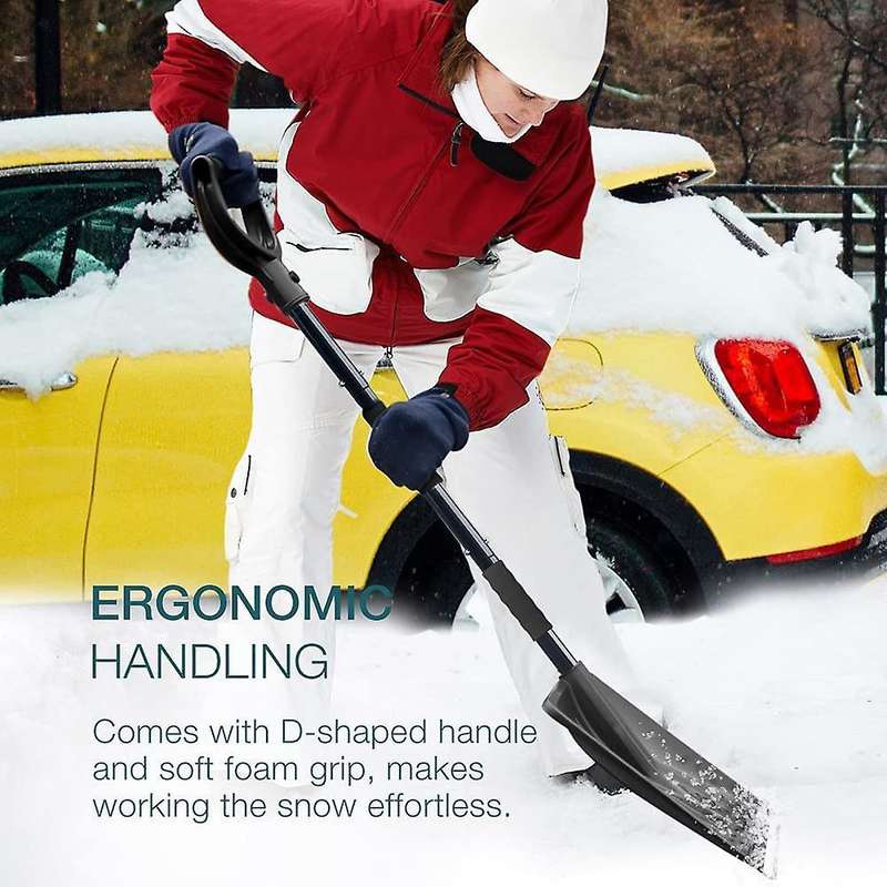 3-in-1 Snow Shovel Collapsible Snow Shovel Set for Car Truck Camping
