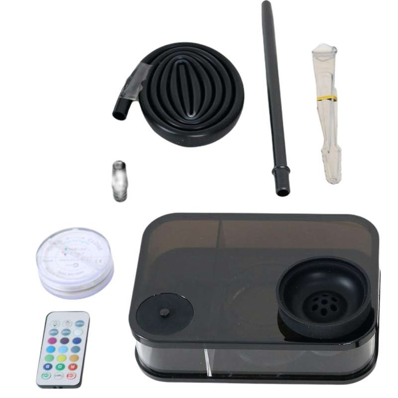 Acrylic Shisha Water Pipes for Tobacco Hookahs Bowl with Led Light