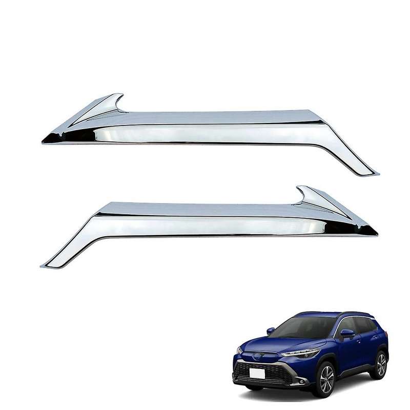 Car Chrome Front Center Grille Trim for Toyota Corolla Cross Jp Style
