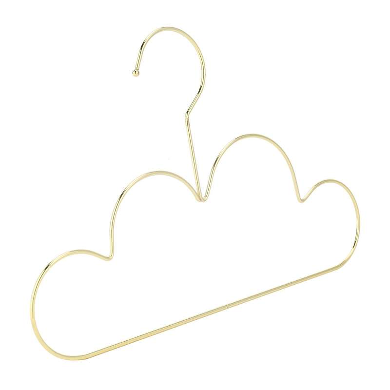 20pcs Non Slip Toddlers Clothes Hanger Golden Kids Cloud Shape Hanger