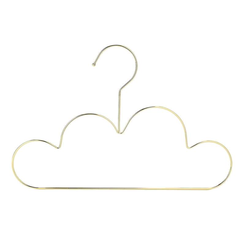 20pcs Non Slip Toddlers Clothes Hanger Golden Kids Cloud Shape Hanger