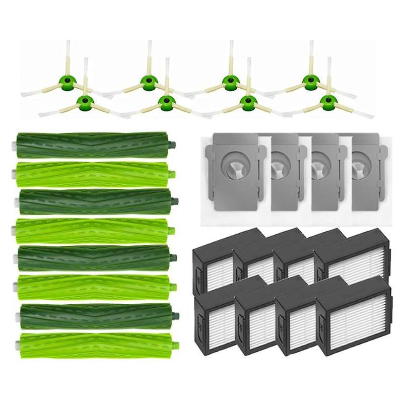 28pcs for Irobot Roomba Main Side Brush Filter Dust Bag Accessories