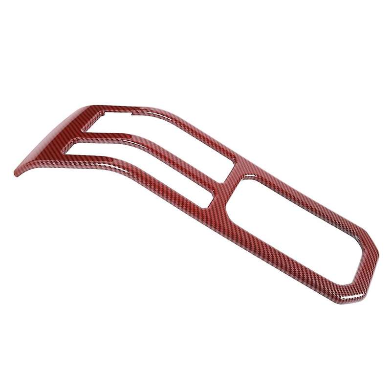 Handbrake Cup Holder Cover Abs for Jimny 2019-2022 ,red Carbon Fiber