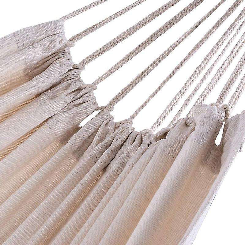 Double Hammock Outdoor for Patio Travel Hiking Garden 200x150cm
