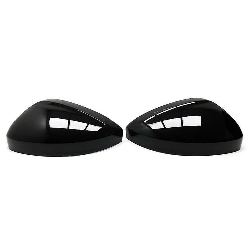 Black Door Exterior Rearview Mirror Cover Frame Shell Housing