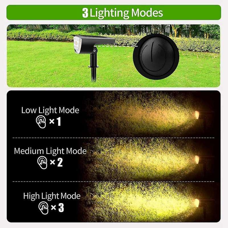 Solar Spot Lights Landscape Spotlight Wall Lights for Porch Yard B