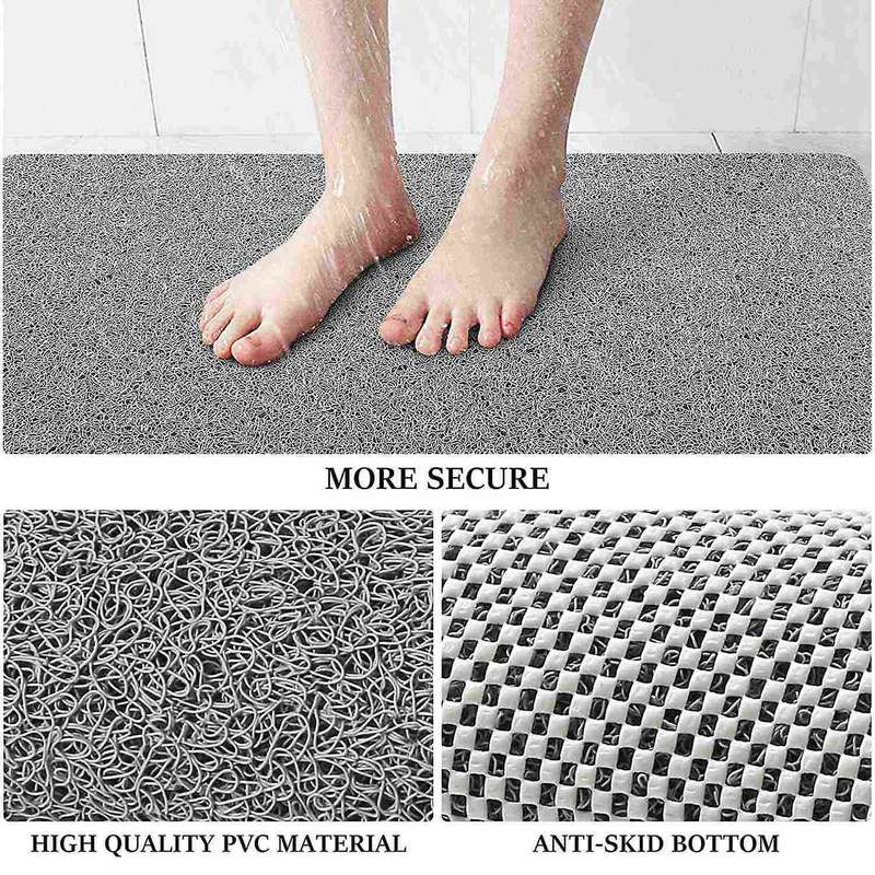 Shower Mat Bathtub Mat,2 Pack,24 X 16 Inch, Non-slip Bath Mat