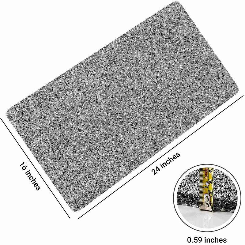 Shower Mat Bathtub Mat,2 Pack,24 X 16 Inch, Non-slip Bath Mat