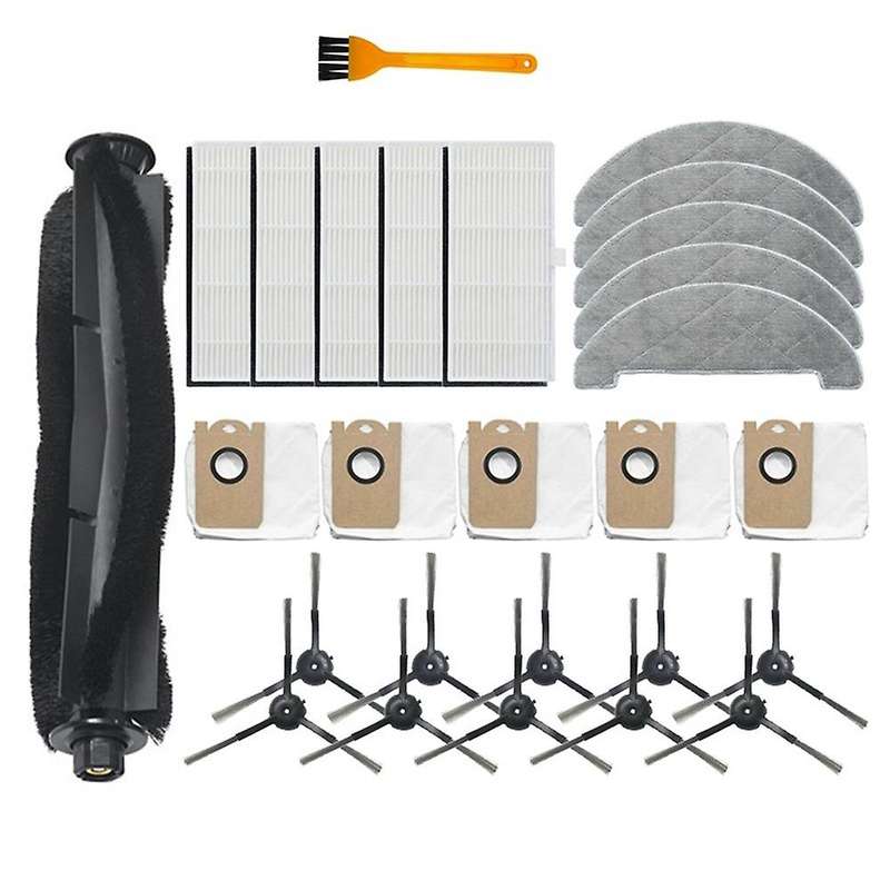 27pcs Main Brush Dust Bags Mop Side Brush Filter for Xiaomi Viomi S9