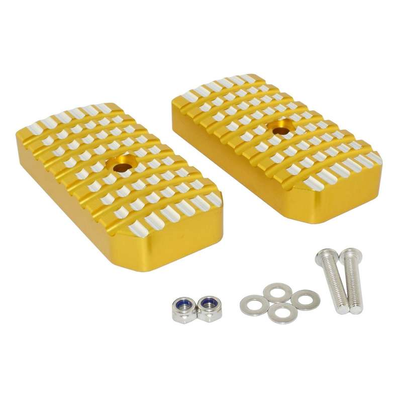 Racing Driver Footrests Foot Peg Enlarge Extension Pedal Red