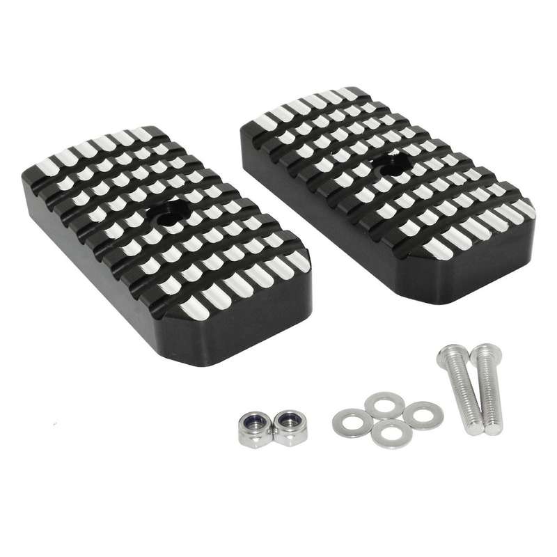 Racing Driver Footrests Foot Peg Enlarge Extension Pedal Red