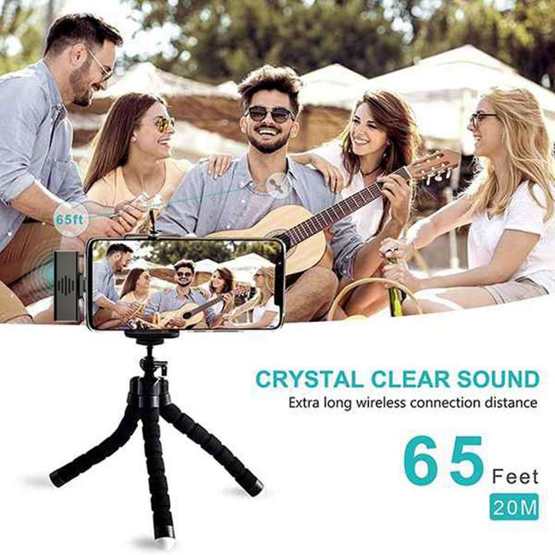 2.4ghz Wireless Lavalier Interview Mic for Youtube Live (for Apples)