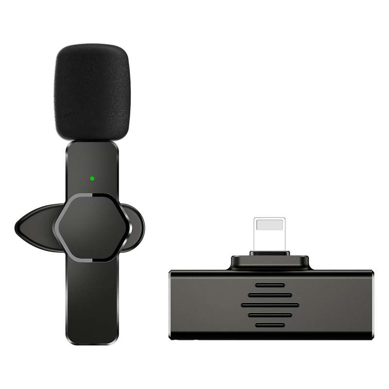 2.4ghz Wireless Lavalier Interview Mic for Youtube Live (for Apples)