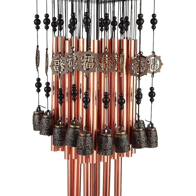 Outdoor Metal Tube Wind Chime with Copper Bell Large Windchimes