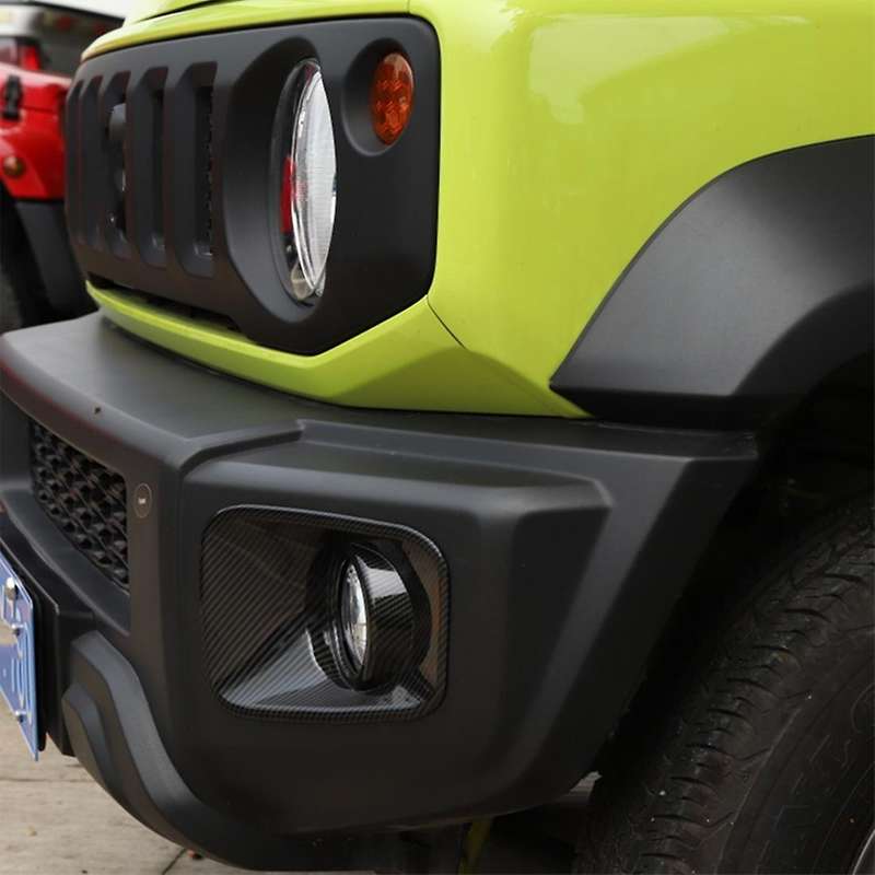 Car Front Fog Lamp Cover for Suzuki Jimny 2019-2022,abs Carbon Fiber