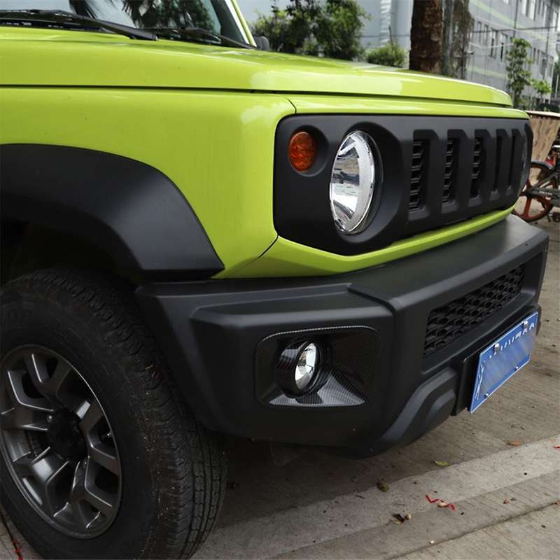 Car Front Fog Lamp Cover for Suzuki Jimny 2019-2022,abs Carbon Fiber