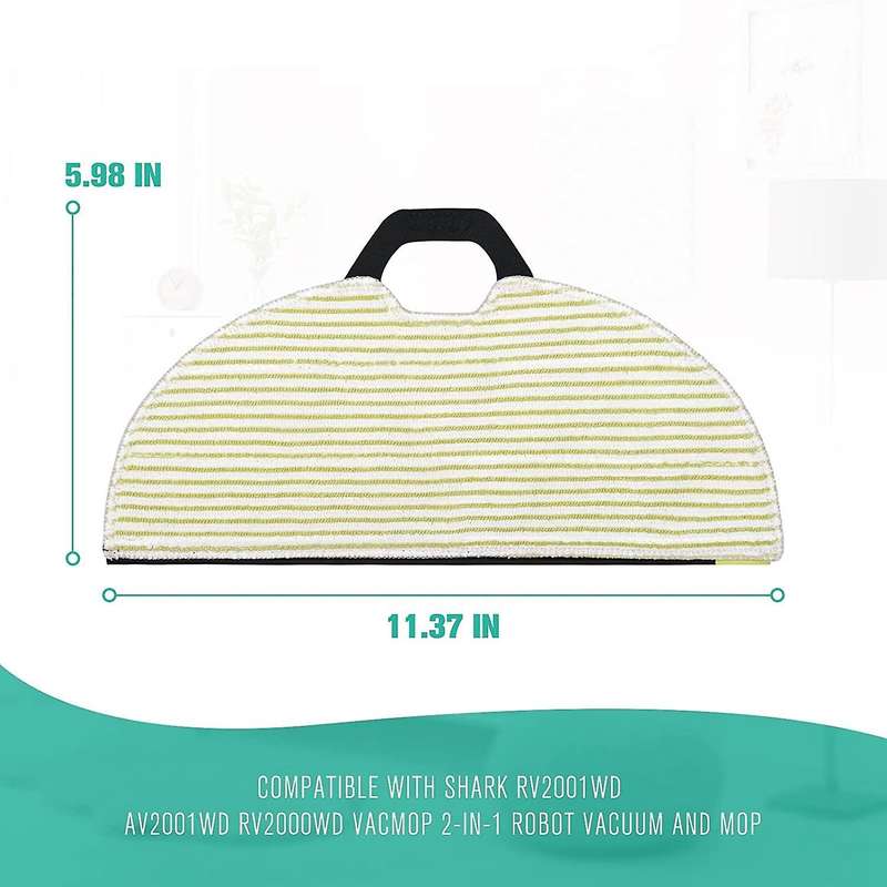 14 Pcs Replacement Parts Kit Side Brushes Filters Cleaning Mop Pads