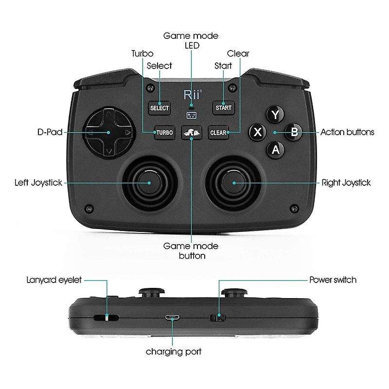 Rii Game Controller Keyboard Mouse Combo for Pc/raspberry Pi2/android