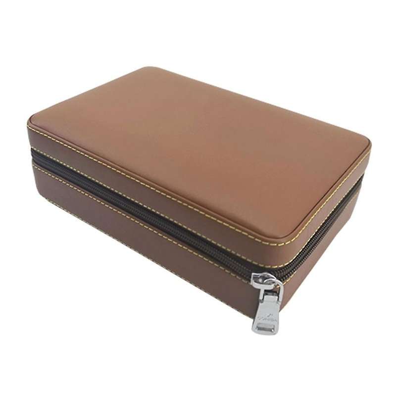 Cedar Wood Cigar Box Husk Paper Case Storage 4 Cigars for Sigar-a