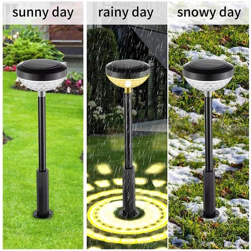 Solar Pathway Lights 4 Pack,led Solar Lights Outdoor,ip67 Waterproof