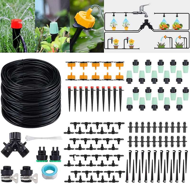 Irrigation Drip Kit,automatic Plant Watering System with Distribution