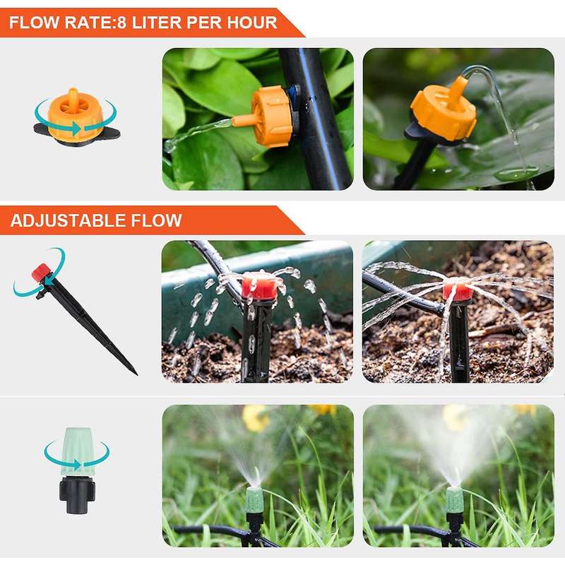 Irrigation Drip Kit,automatic Plant Watering System with Distribution
