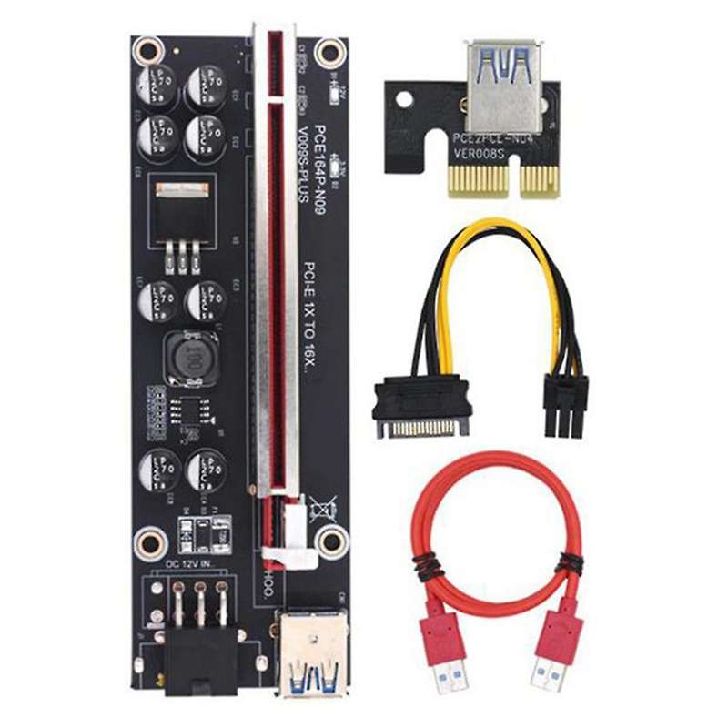 5pcs Pci-e Riser Card Usb 3.0 Cable Connector for Graphics Video Card