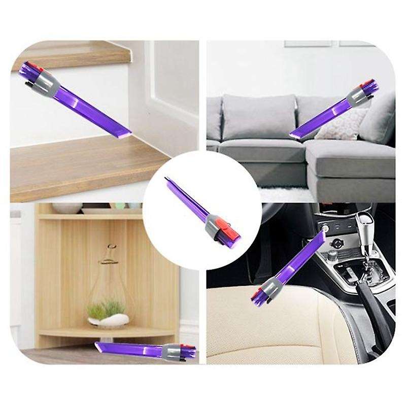 2pcs Nozzle Brush with Led Lights Quick Release for Dyson V7 V8 V10