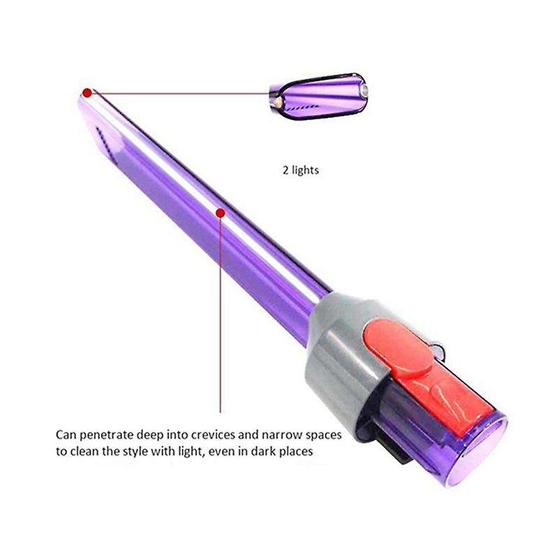 2pcs Nozzle Brush with Led Lights Quick Release for Dyson V7 V8 V10