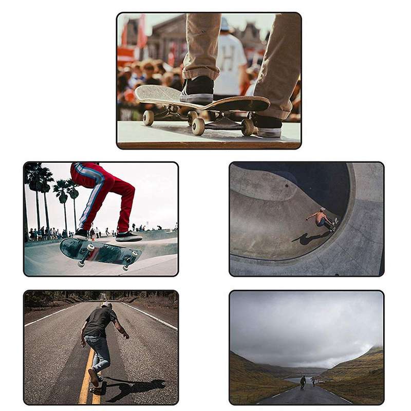 Skateboard Wheels + Abec-9 Bearing Steel and Spacers Cruiser Wheels