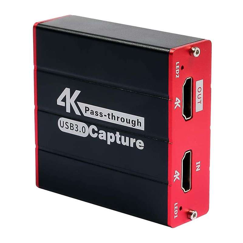 Mirabox Usb3.0 4k Hdmi Video Capture Card, Hd Game Capture Device