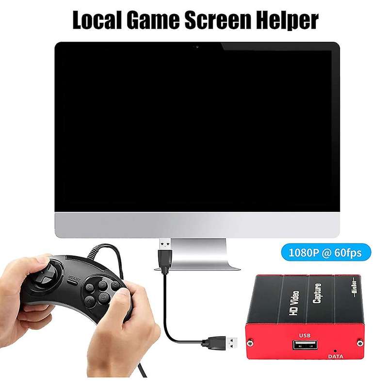 Mirabox Usb3.0 4k Hdmi Video Capture Card, Hd Game Capture Device