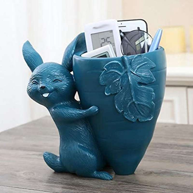 Rabbit Desktop Storage Bucket for Desk Office Stationery Storage 1