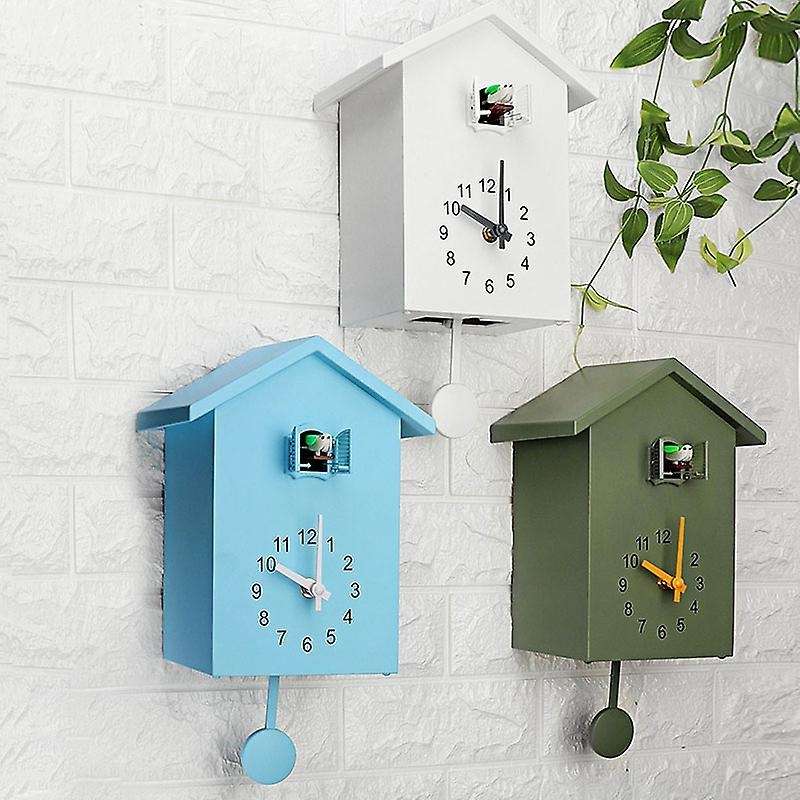 Modern Bird Cuckoo Quartz Wall Clock Home Living Room Horologe B